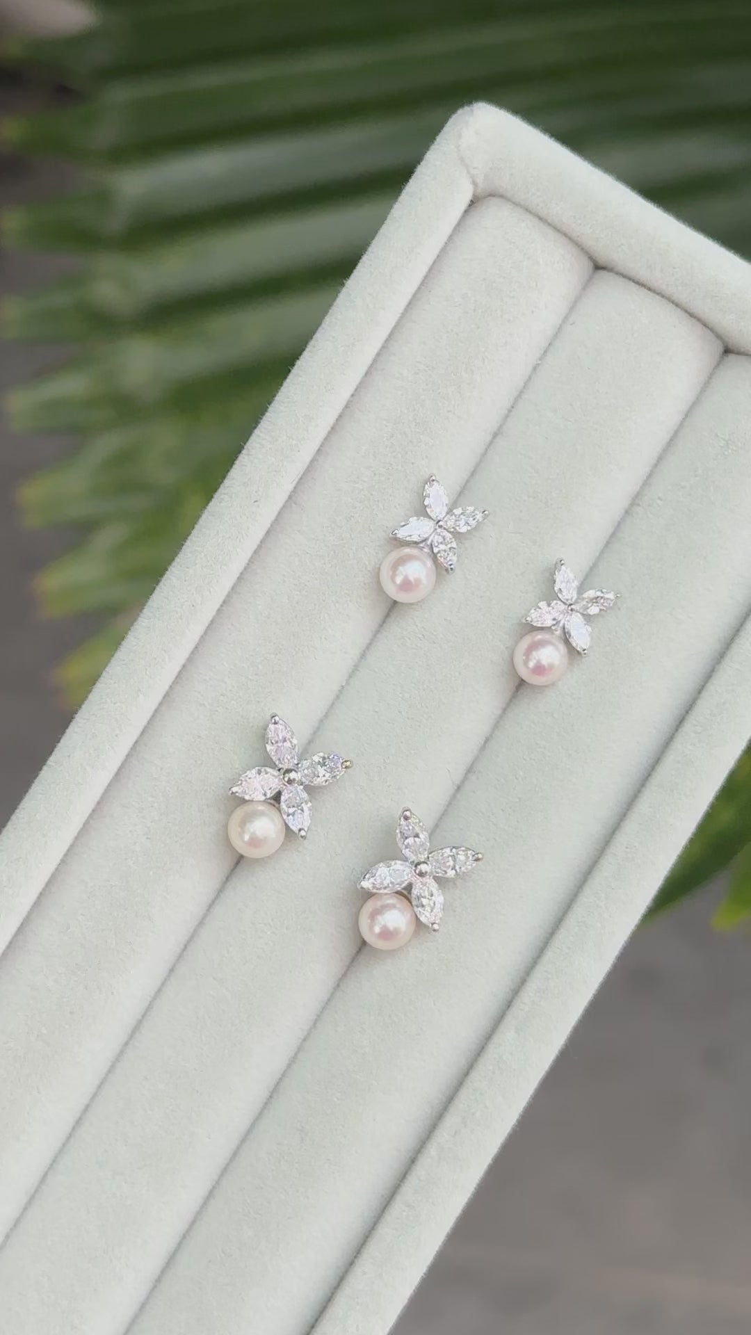 Load video: Wisteria Studs